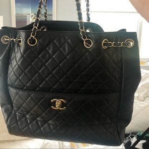 Chanel Lam skin drawstring purse